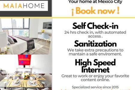 Orozco Maiahome-Polanco 1Br Close To Antara Mexico City Ngoại thất bức ảnh